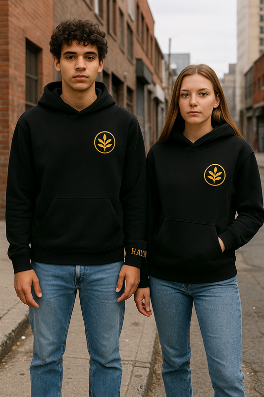 Premium Black Hoodie