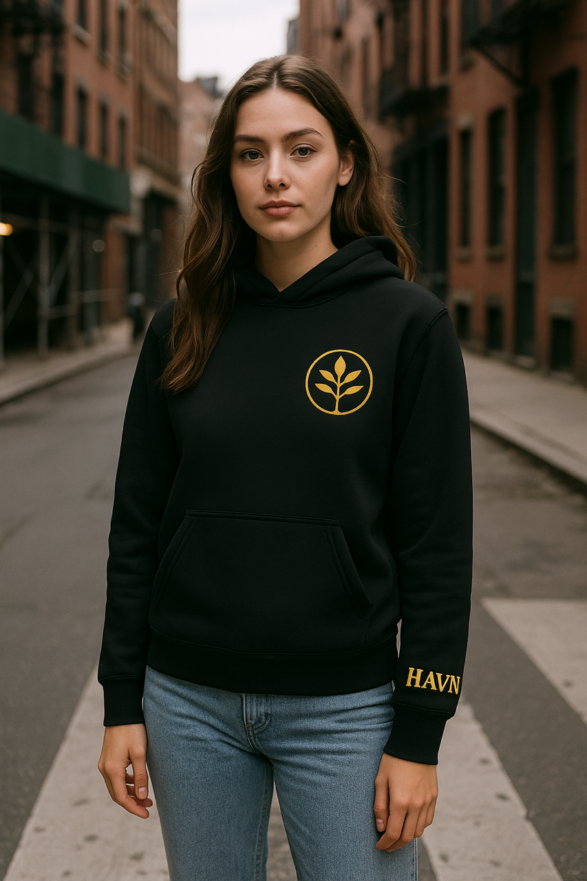 Premium Black Hoodie