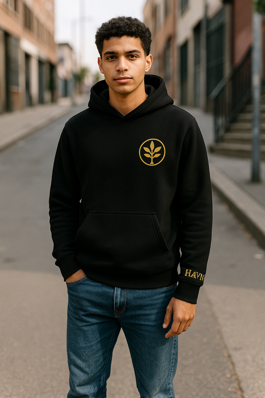 Premium Black Hoodie