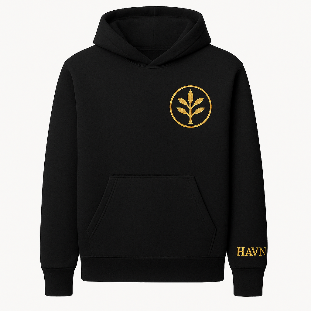 Premium Black Hoodie