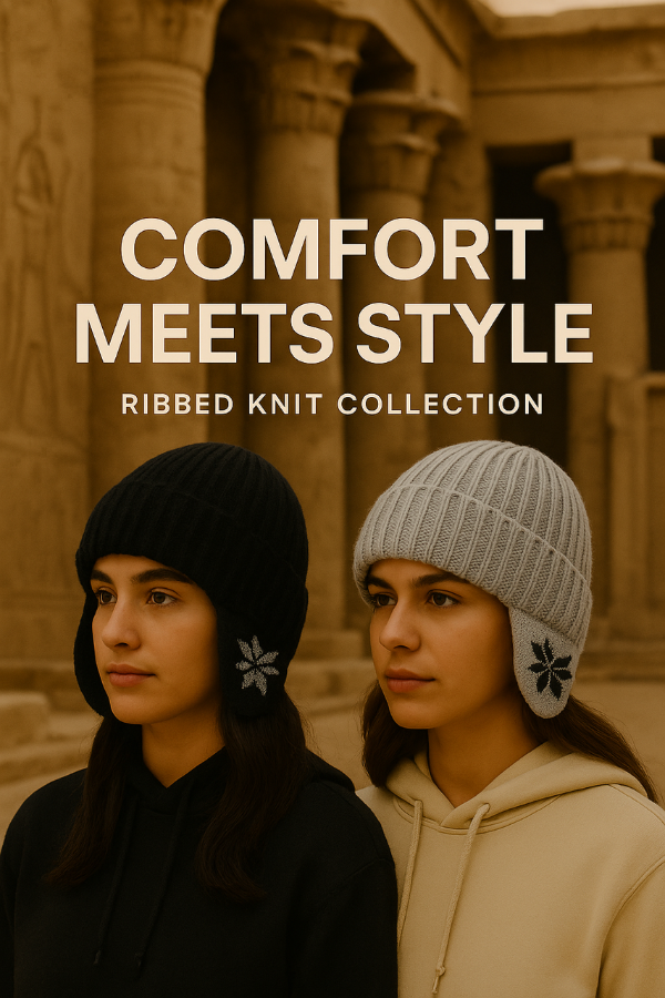 RIPPED KNIT BLACK ICE CAP