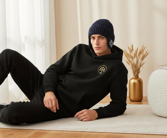 RIPPED KNIT BLACK ICE CAP