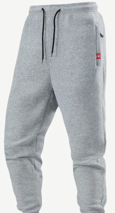Premium Light Gray Sweatpants with Drawstring