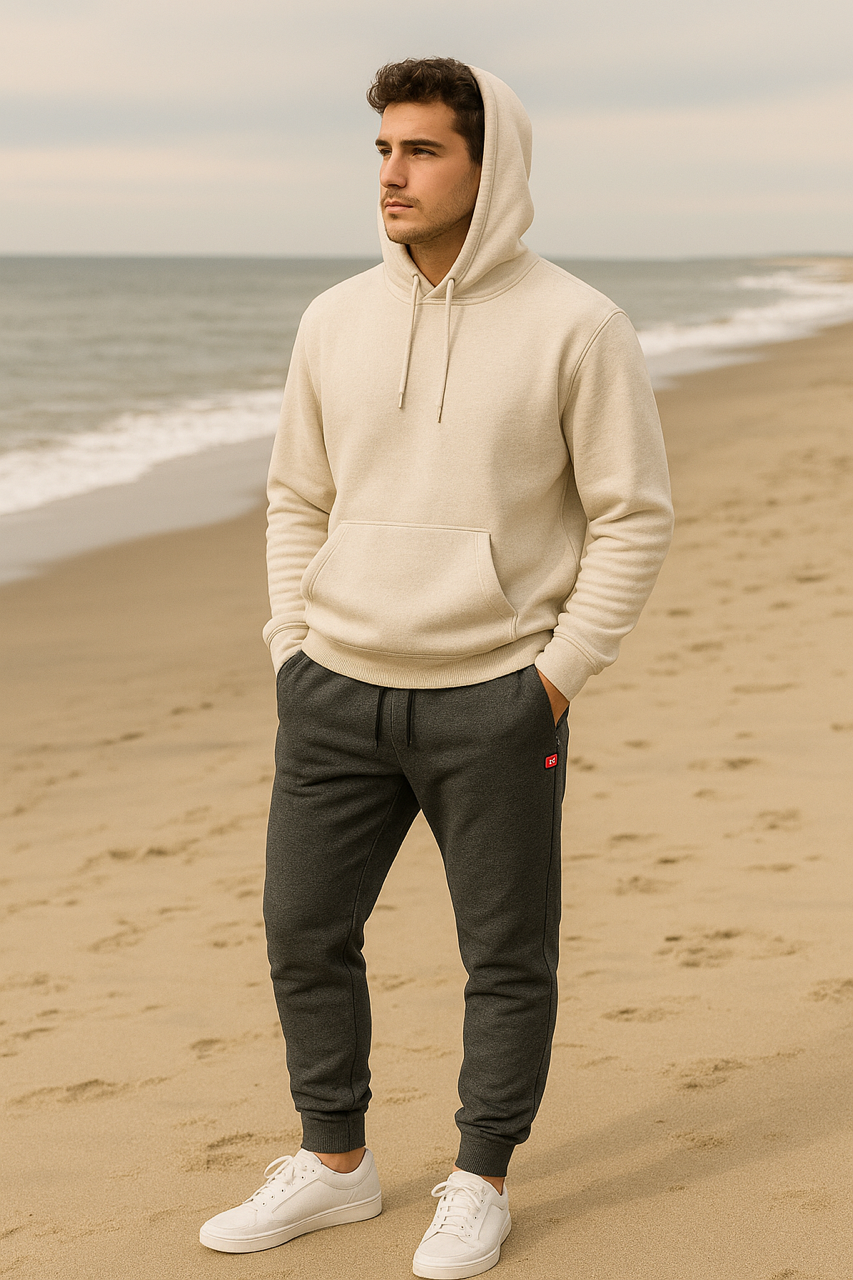 Premium Gray Sweatpants with Drawstring